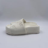 Ciabatta in lycra con platform