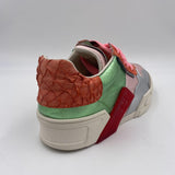 Sneakers argento arancio e verde F066-0203 ROSAVERDE CLJD 