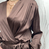 Abito manica lunga - Ofelia D1044 MORO OFELIA 