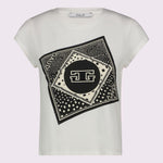 T-shirt con stampa e strass 511FD64016 2101 GAUDI' 