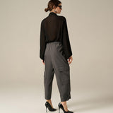 Camicia con volant C032VU MA001 MANILA GRACE 