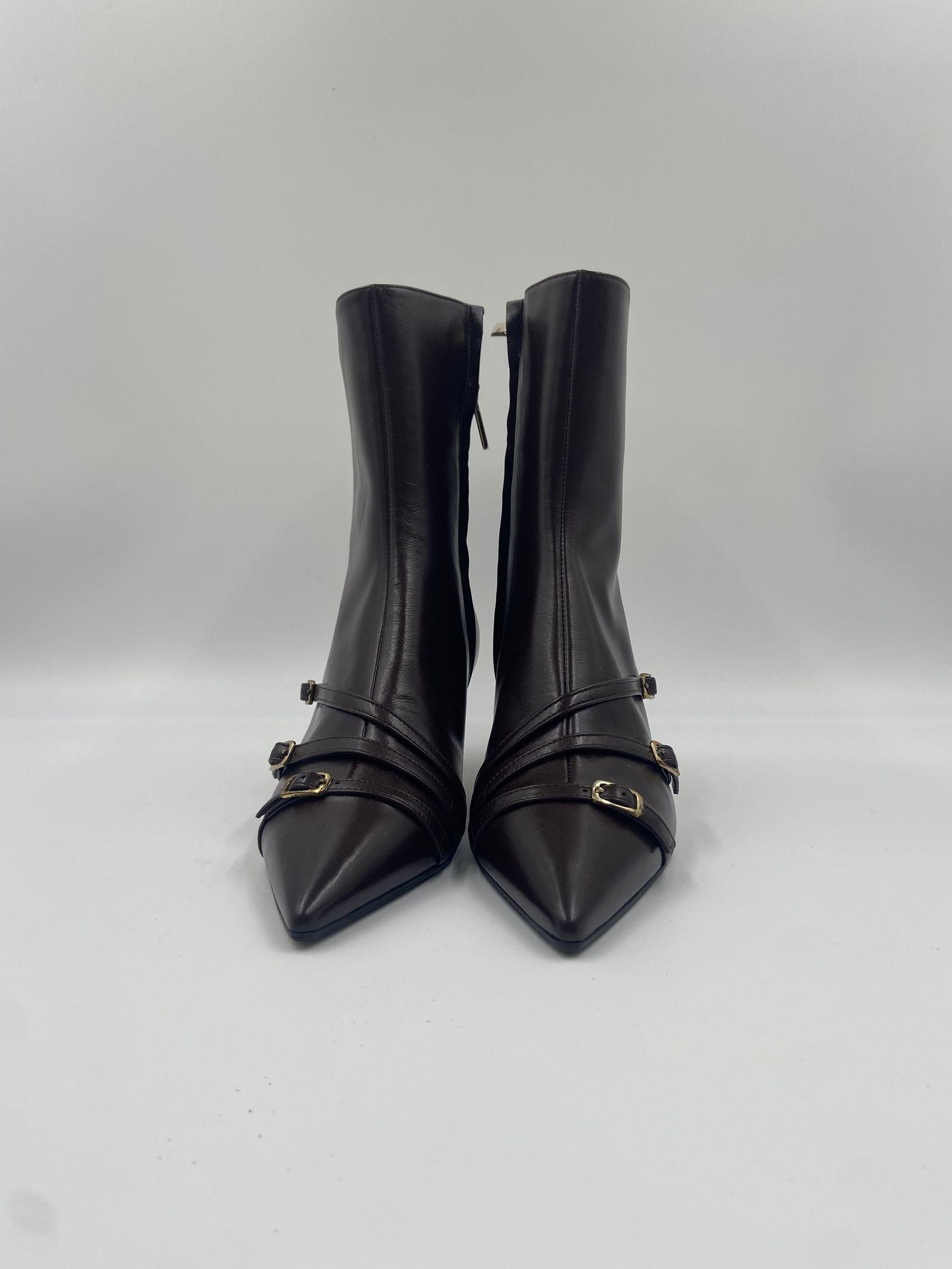 Stivaletto nero con cinturini 9559 NERO SPAZIO MODA 