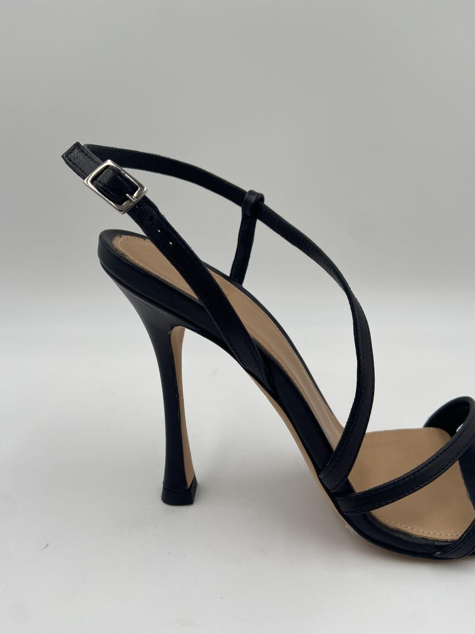 Sandalo con tacco a stiletto 1959 NERO OFELIA 