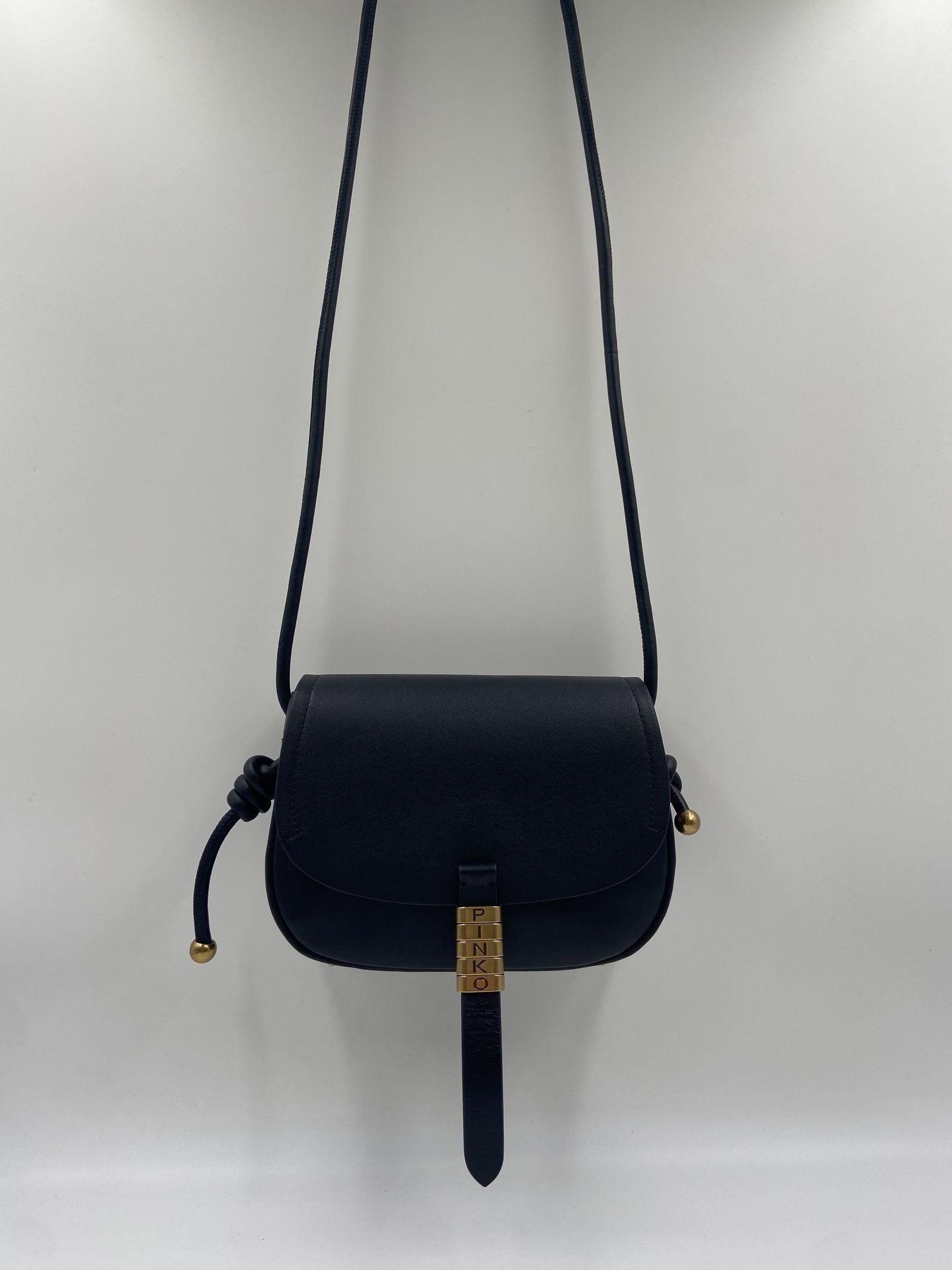 Borsa piccola a tracolla con nodi 103831-A1ZX Z99Q PINKO 