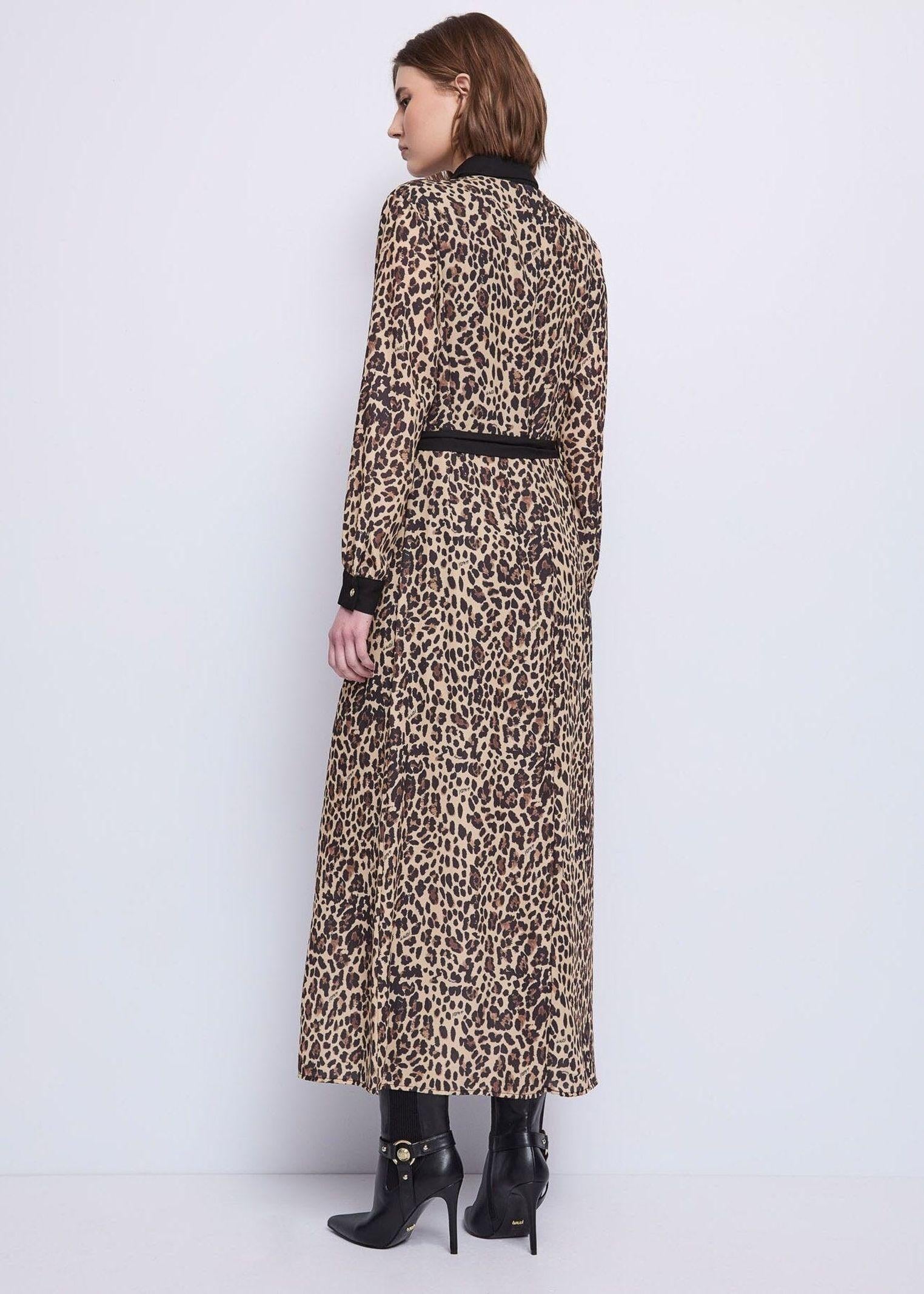 Abito chemisier con cintura 521BD15010 525028-01 GAUDI' 