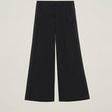 Pantalone largo in crepe satin