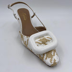 Slingback in rafia H2247 PANNA OFELIA 