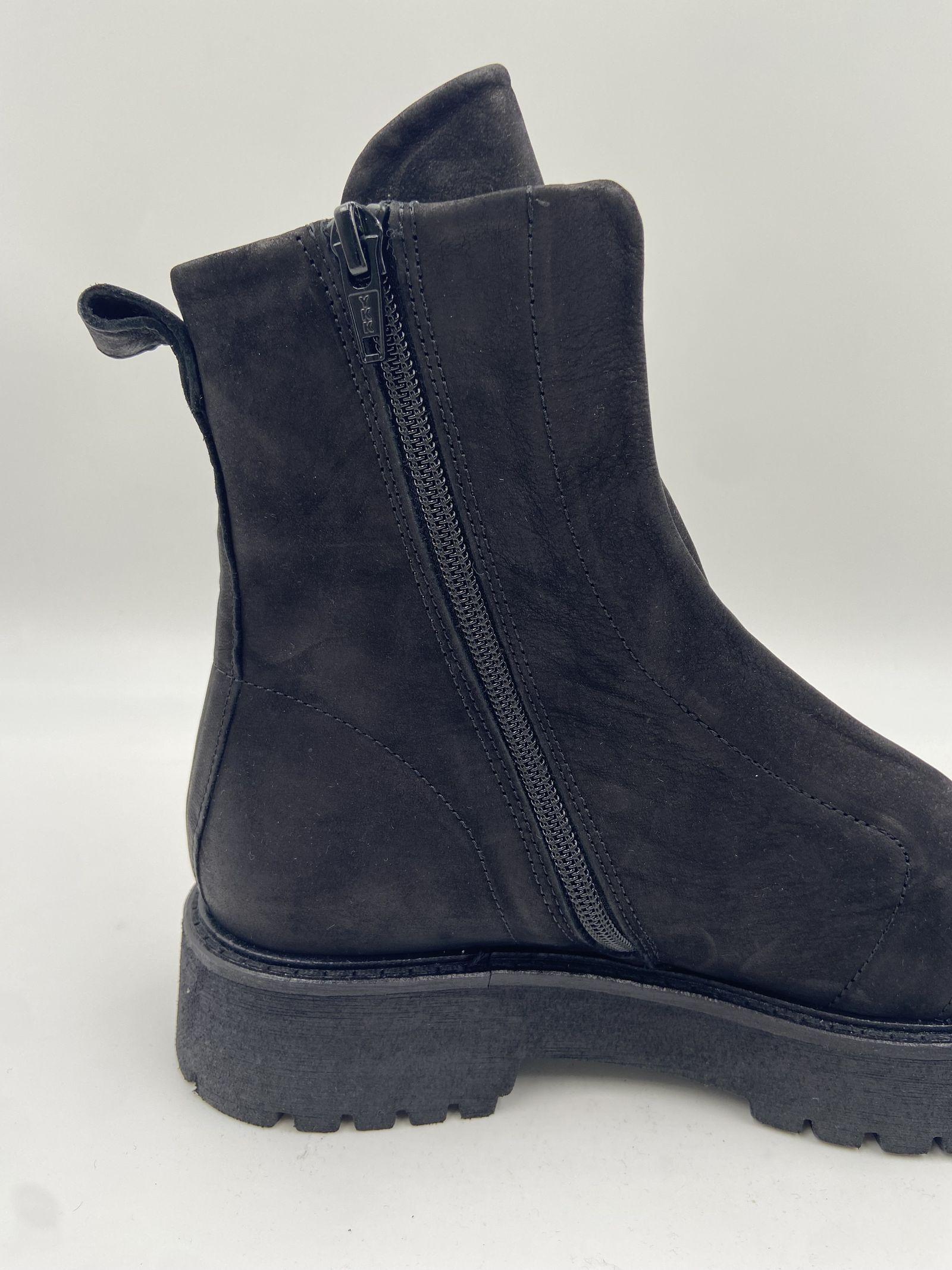 Tronchetto Kuni No Lace Mart Nabuk KUNINOLACMART NERO PATRIZIA BONFANTI 