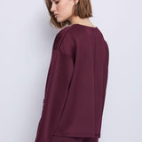 Felpa scollo a V 521BD64006 2416 GAUDI' 