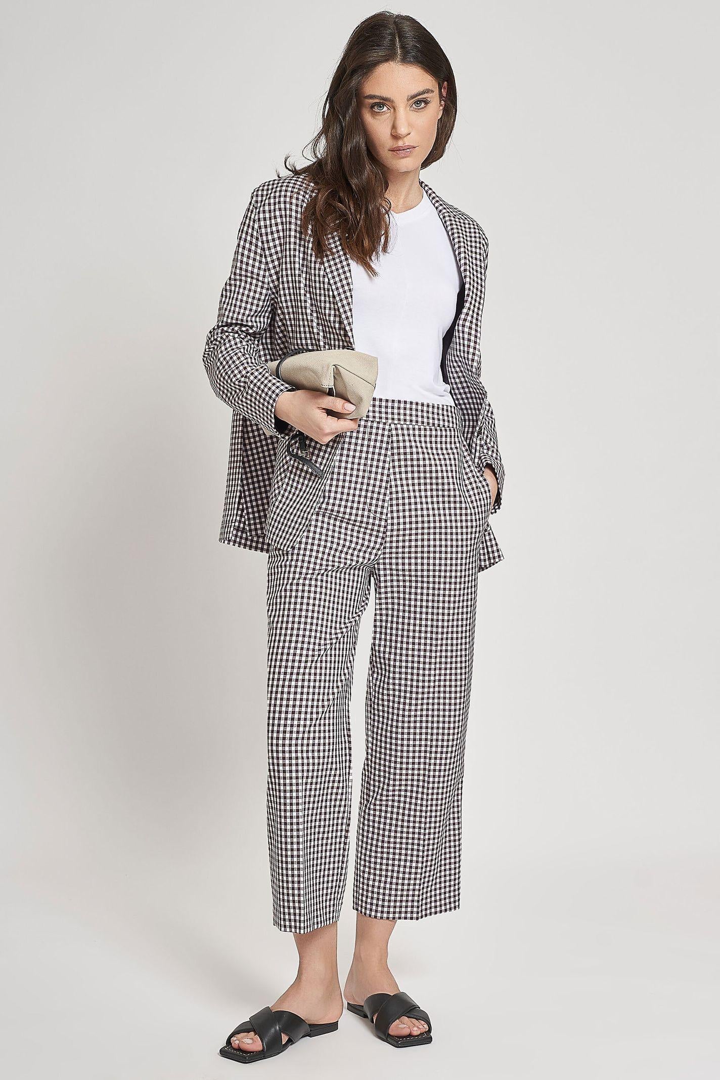 Pantalone in check - Carla G PODD03D6 09 CARLA G. 