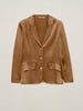 Giacca monopetto in satin