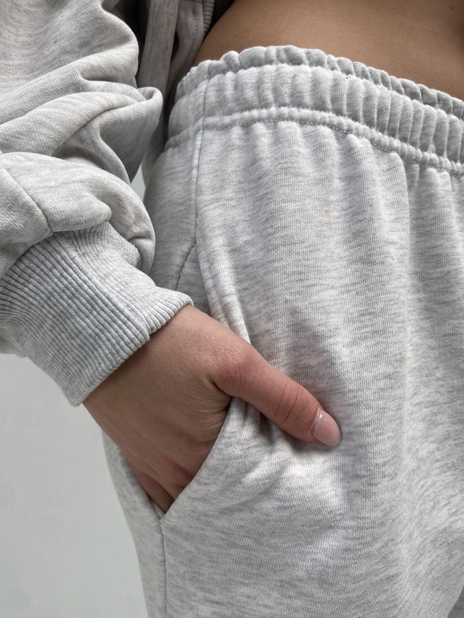 Pantalone con elastico A1263 GRIGIO OFELIA 
