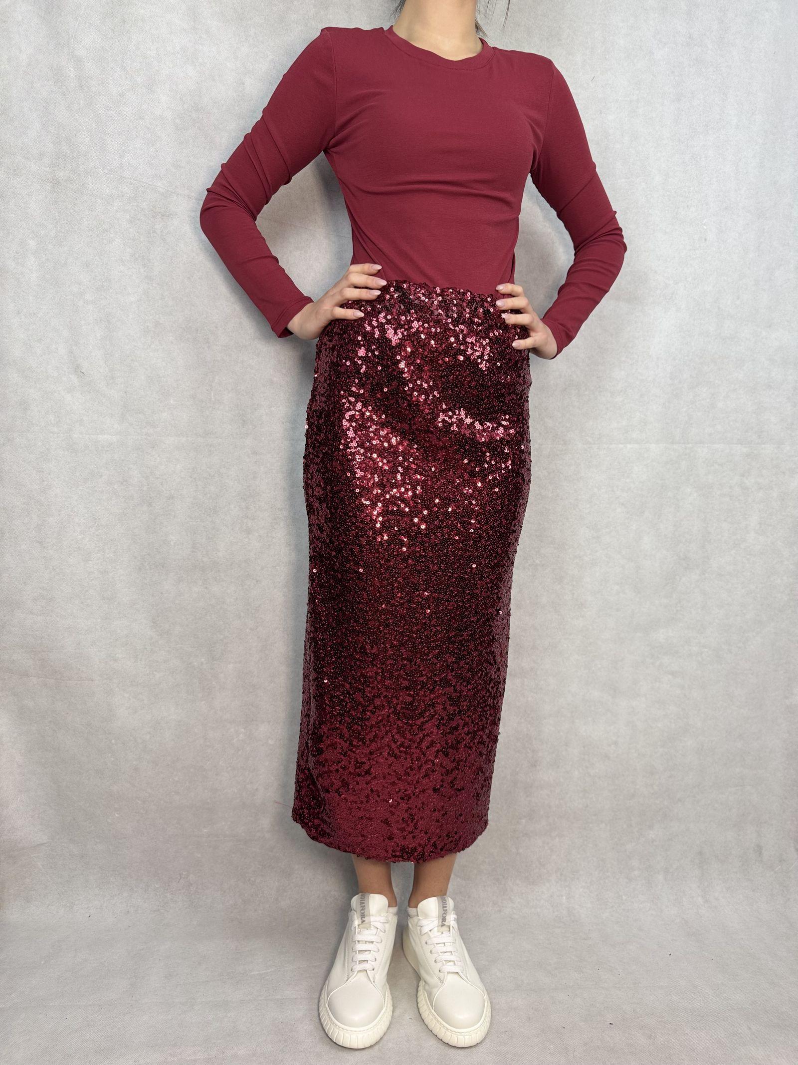 T- shirt manica lunga LC23465 BORDEAUX OFELIA 