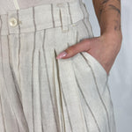 Pantalone con motivo a righe - Eleh SS260272 ECRU ELEH 