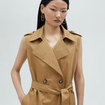 Abito gilet con cintura MS2516028 052 MAITE 