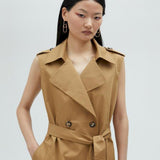 Abito gilet con cintura MS2516028 052 MAITE 