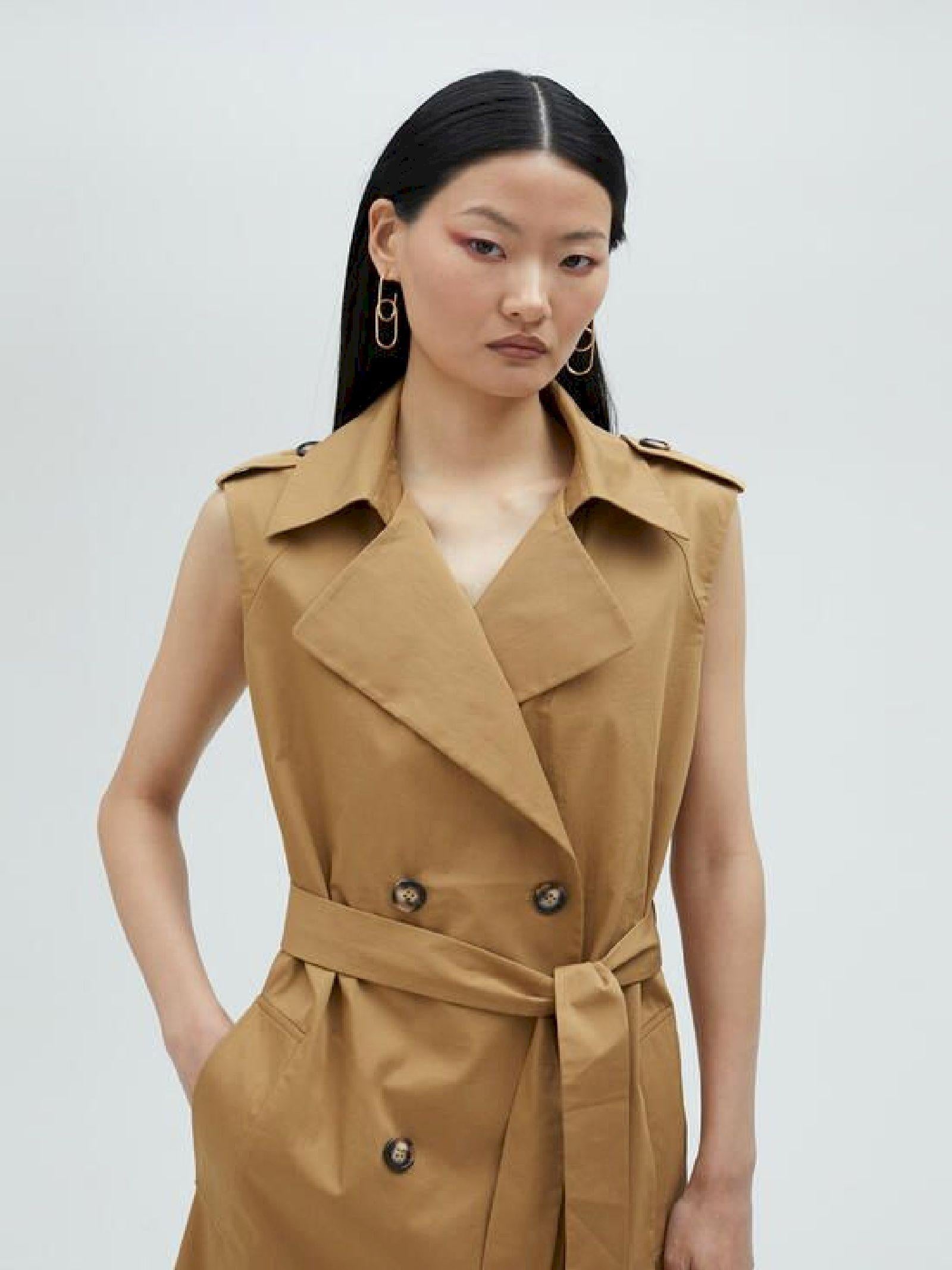 Abito gilet con cintura MS2516028 052 MAITE 