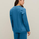 Giacca monopetto in satin