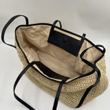 Borsa in rafia - Eleh EBSS25007 BEIGE ELEH 