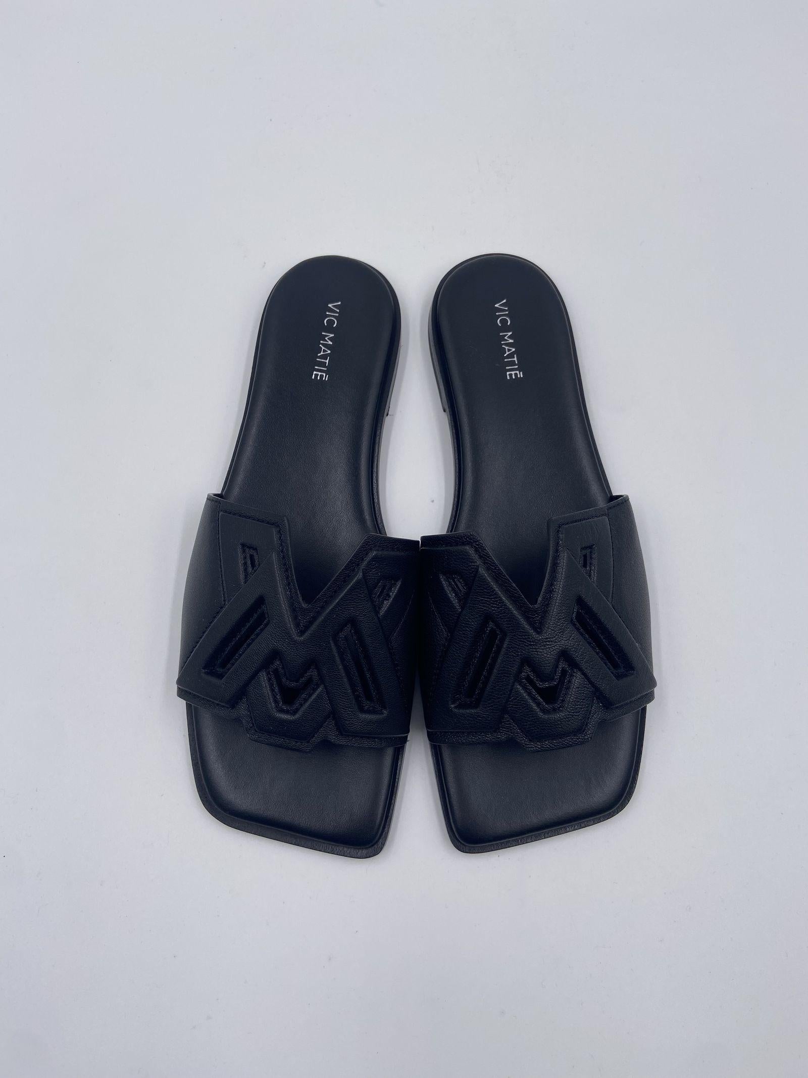 Square Open ciabatta monogram 1G3770D 101 VIC MATIE' 