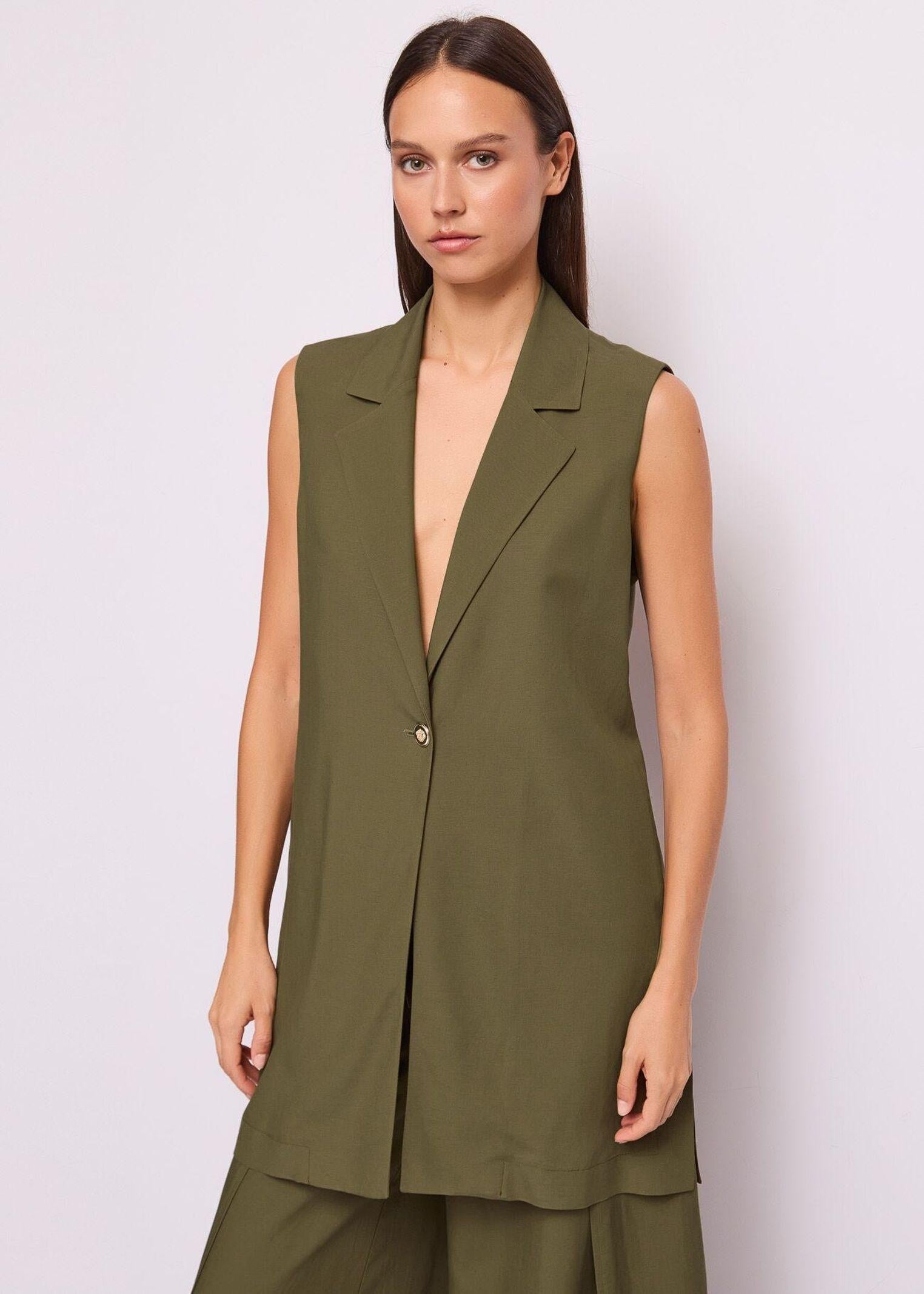 Gilet in lino - Gaudi 611FD35022 2502 GAUDI' 