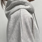 Felpa con cappuccio A1266 GRIGIO OFELIA 