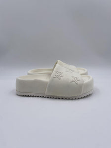 Ciabatta in lycra con platform