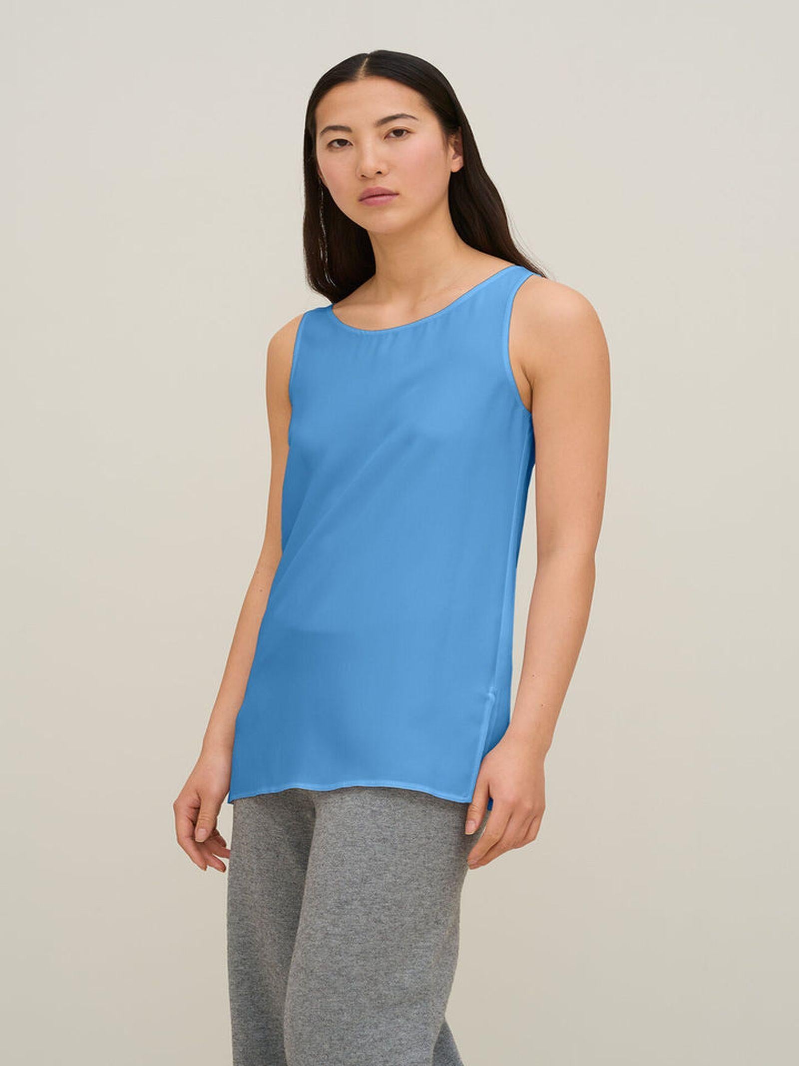 Top in crepe de chine - Carla G MITI13 D1 26 CARLA G. 