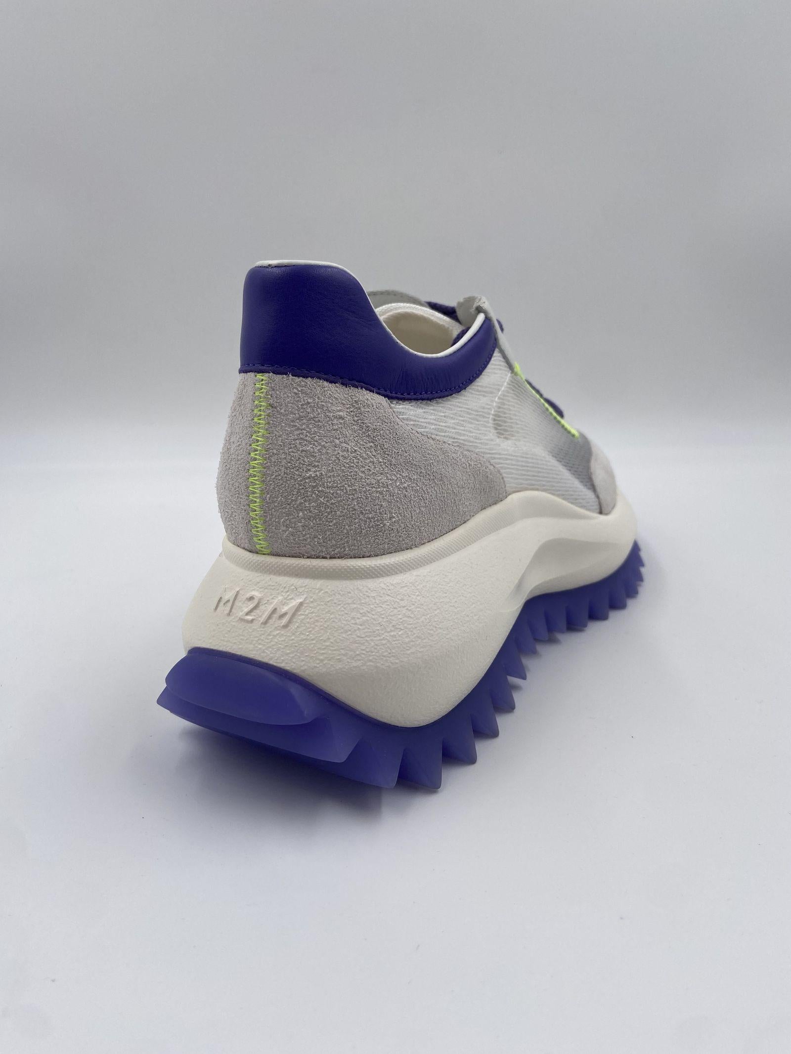 Running  allacciata bianco e viola 1E1452D _D22BNQTD21 VIC MATIE' 