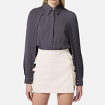 Camicia in georgette - Elisabetta Franchi CA04951E2 DC3 ELISABETTA FRANCHI 