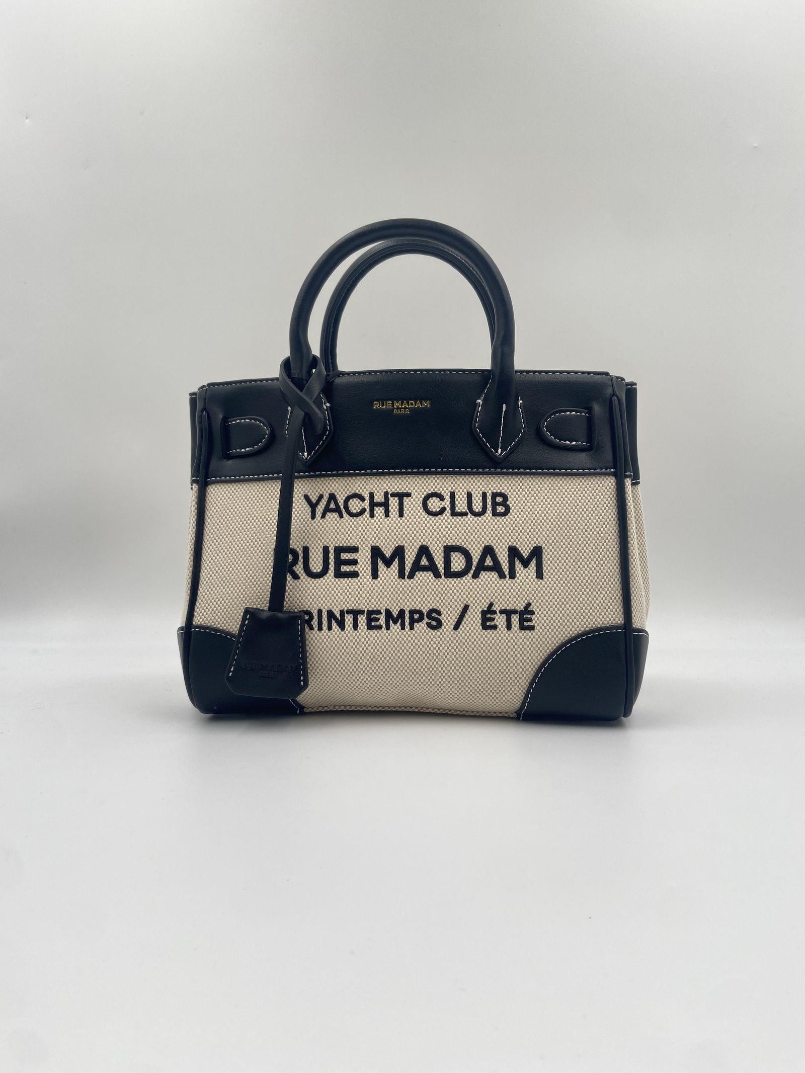 Borsa Riviera Tote mini - Rue Madam Paris RIVIERAMINITOTE NERO RUE MADAM PARIS 
