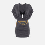 Abito in cupro con bralette AB76551E2 DC3 ELISABETTA FRANCHI 