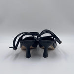 Sandalo slingback in pelle 1C6500D NERO VIC MATIE' 