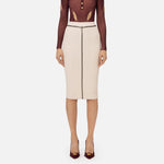 Gonna midi in punto resca - Elisabetta Franchi GK05B47E2 193 ELISABETTA FRANCHI 