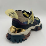 Sneakers verde blu e gialle 033-8004 VERDE JOIAPARIS 