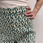 Pantalone stampa geometrica logata - Elisabetta Franchi PA00826E2 AT5 ELISABETTA FRANCHI 