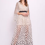 Abito a pois maniche lunghe 511FD15010 51104601 GAUDI' 