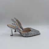 Slingback con mini pietre argento - Chiarini 1176 ARGENTO CHIARINI 