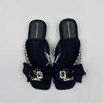 Sandalo rigato fiocco gioiello LS2605051 20N LOLA 