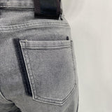 Jeans mom fit con coulisse - Ofelia LAF264 GRIGIO OFELIA 