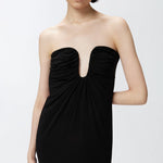 Abito con scollo sagomato 105021-A2GS Z99 PINKO 