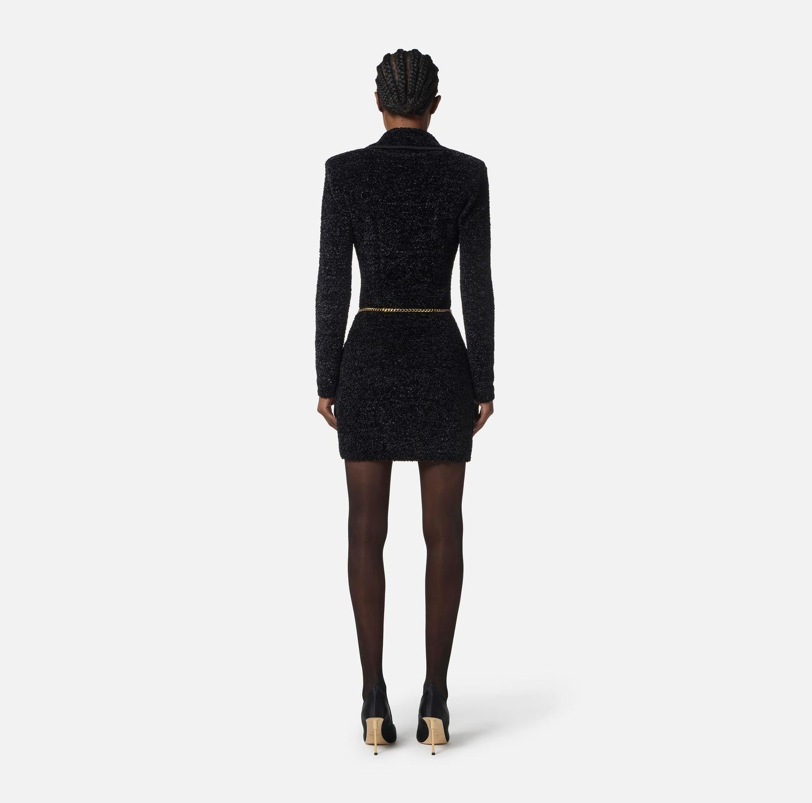 Abito in ciniglia bouclè AM32S57E2 110 ELISABETTA FRANCHI 