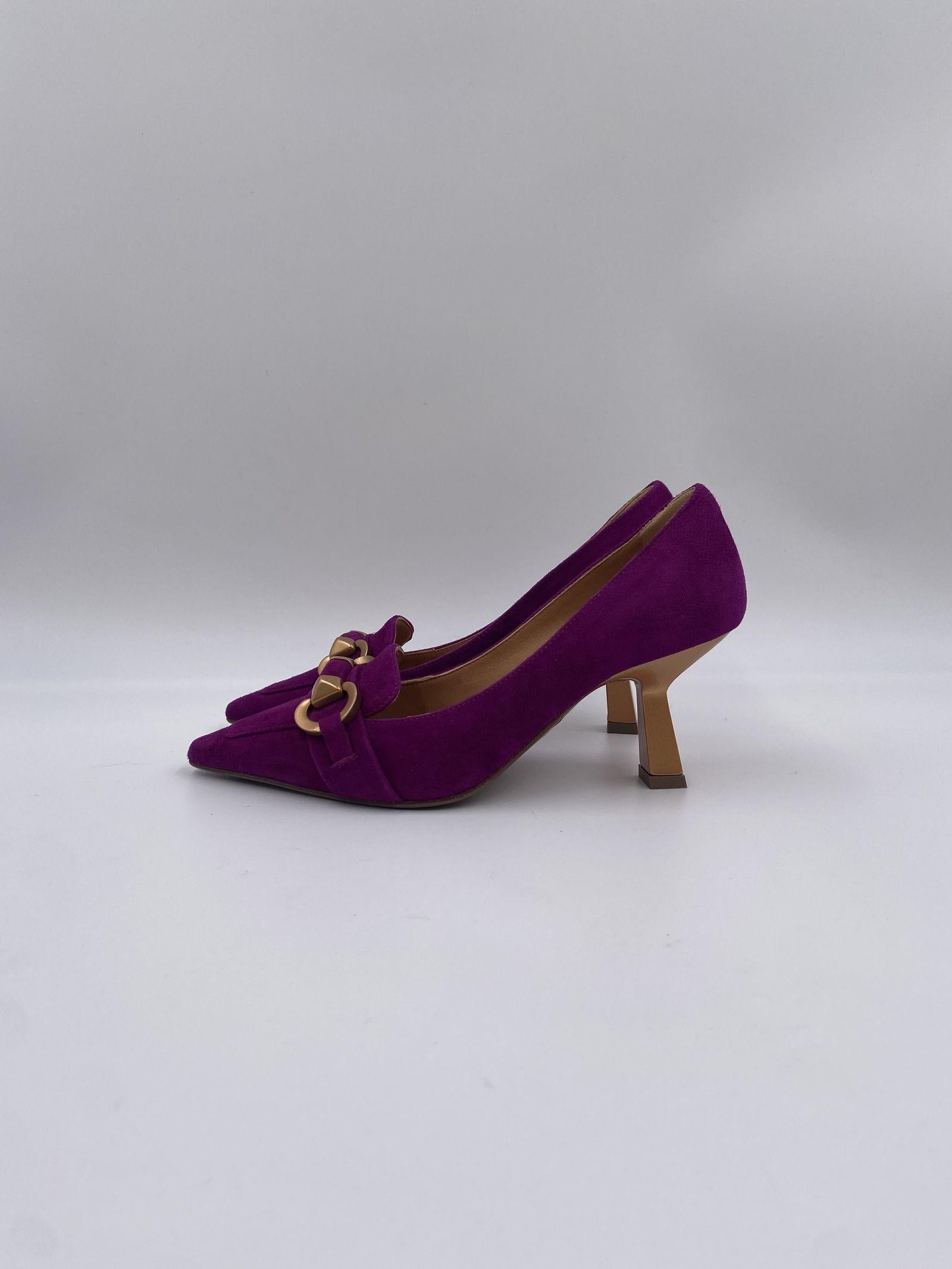Sandalo con morsetti - Ofelia 2166 VIOLA OFELIA 