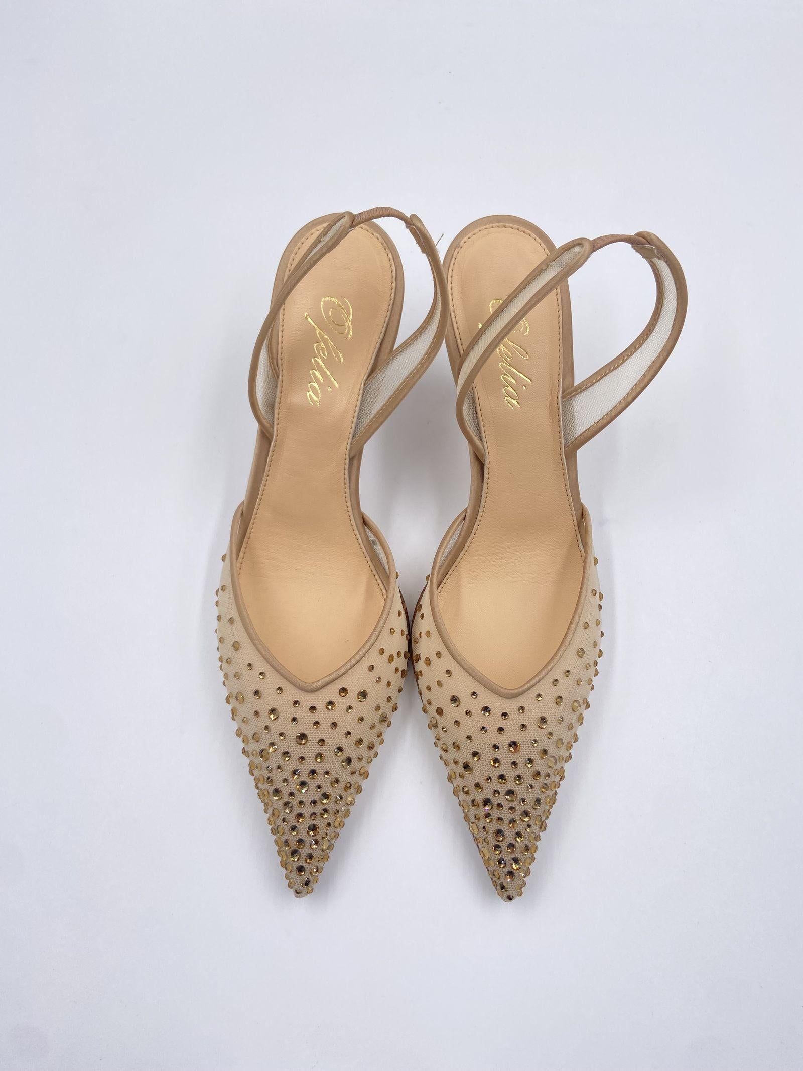 Slingback con perline - Ofelia 3048 NUDE OFELIA 