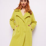 Cappotto doppiopetto in filato