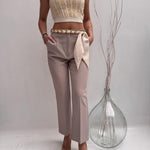 Top crop dettaglio lurex - Elisabetta Franchi TK36S51E2 DN4 ELISABETTA FRANCHI 