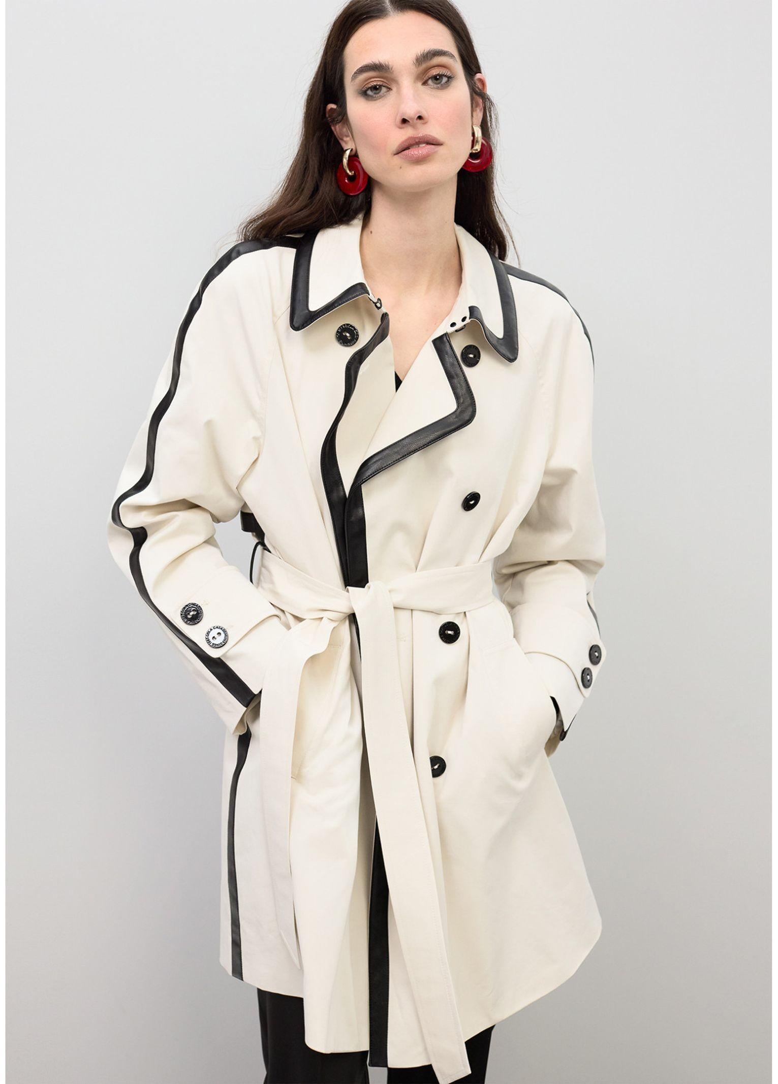 Trench con maniche raglan LS2601003 20N LOLA 