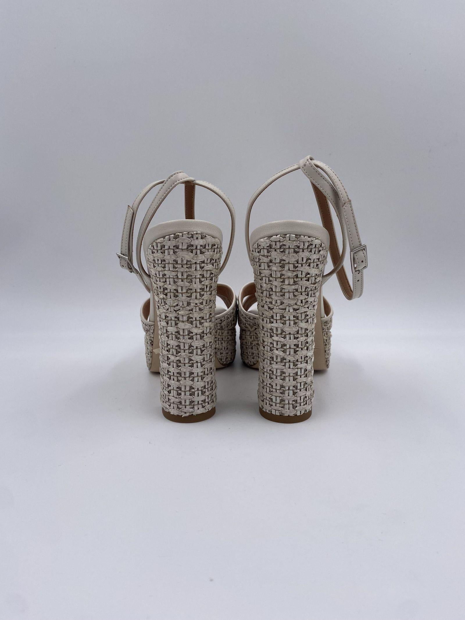 Sabot in rafia intrecciata 2589 SABBIA OFELIA 