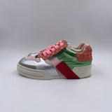 Sneakers argento arancio e verde F066-0203 ROSAVERDE CLJD 