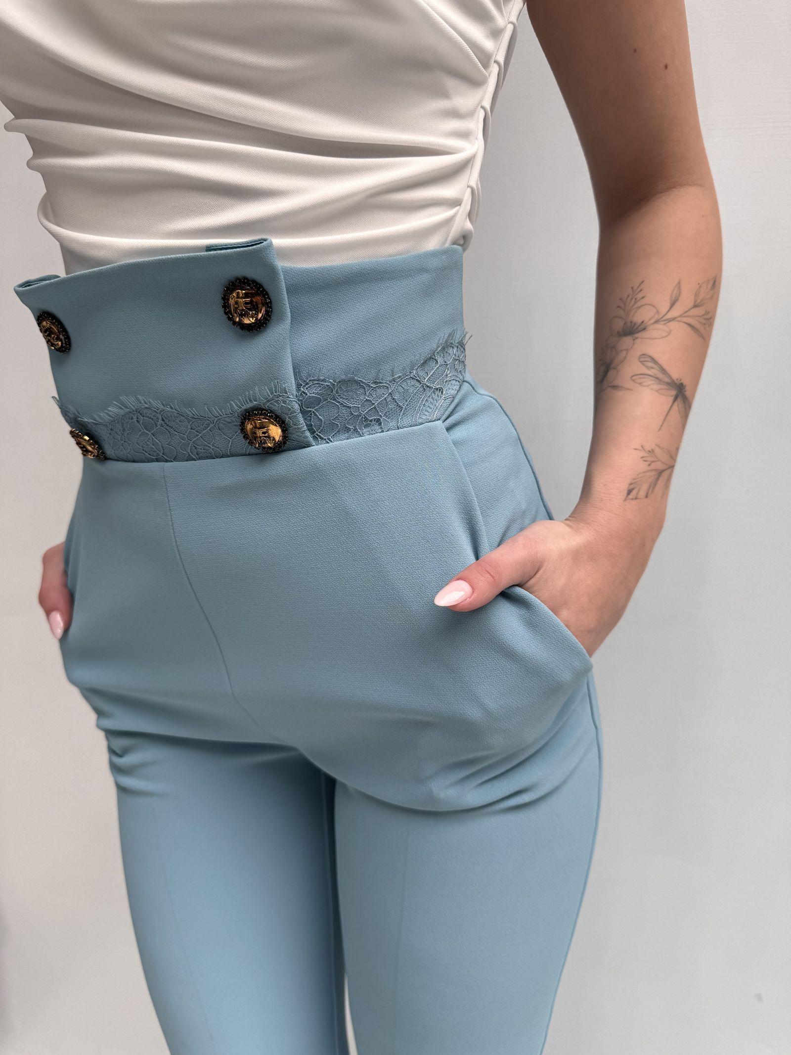 Pantalone flare vita alta - Elisabetta Franchi PA14682E2 016 ELISABETTA FRANCHI 